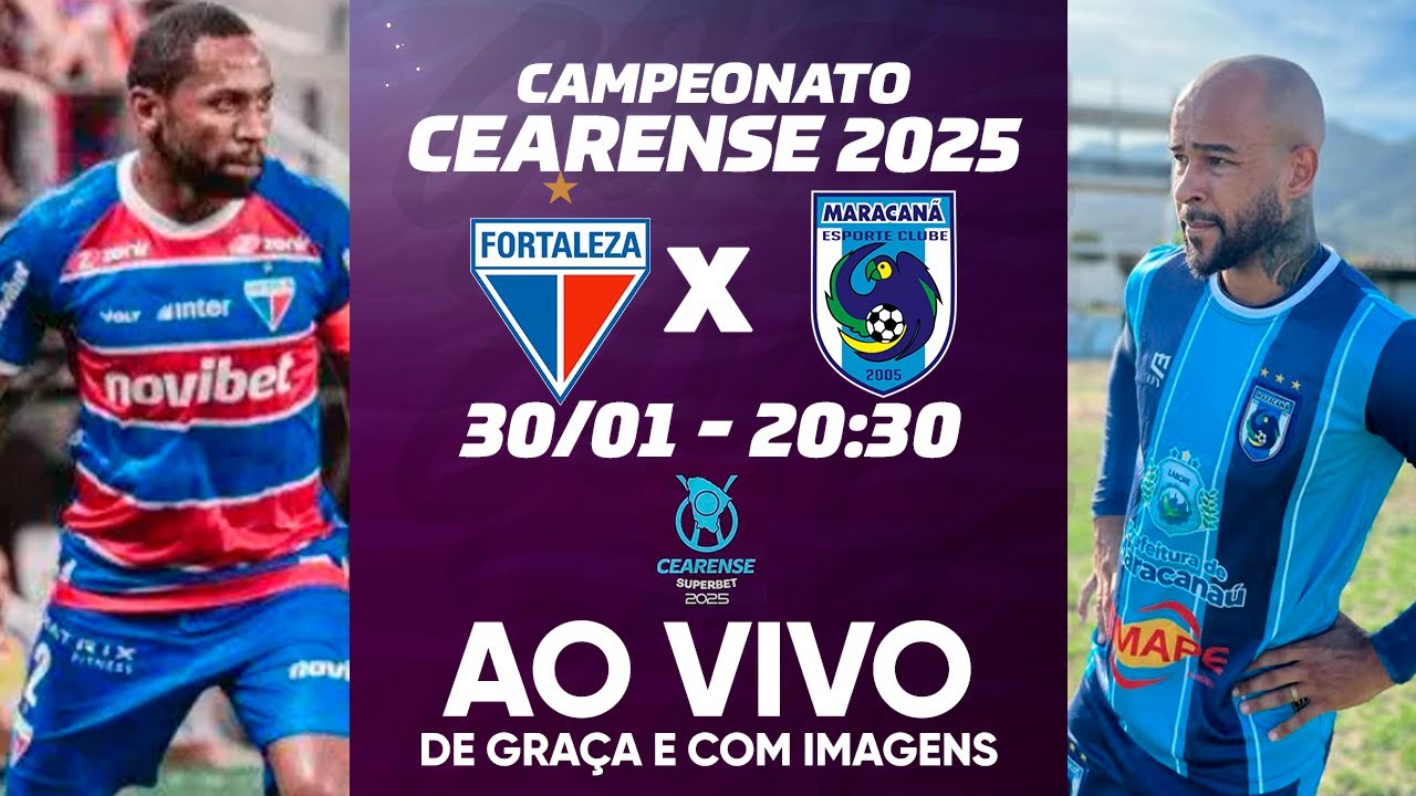 FORTALEZA X MARACANÃ | CAMPEONATO CEARENSE | AO VIVO E COM IMAGENS