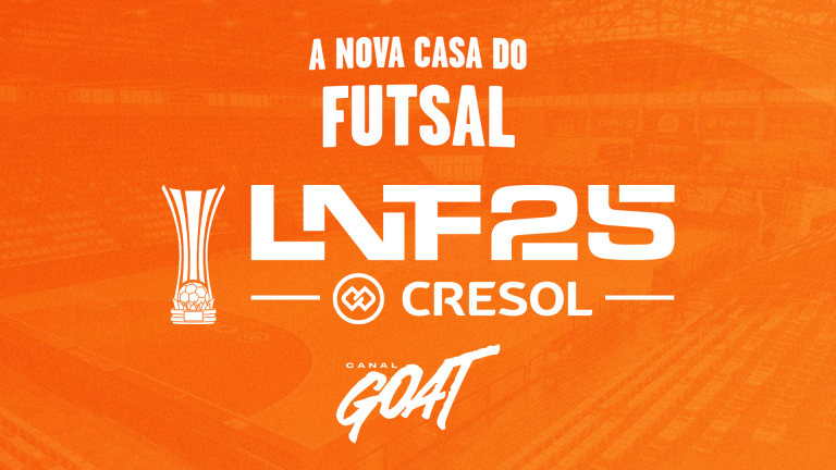 Canal GOAT adquire 100% dos jogos da Liga Nacional de Futsal