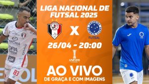 Joinville x Cruzeiro na imagem, jogador do Joinville, à esquerda, e jogador do Cruzeiro, à direita.